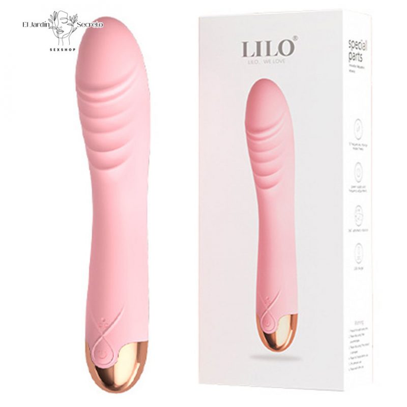 Vibrador 20cm Rotación de Silicon Para Punto G Judy Pink Lilo