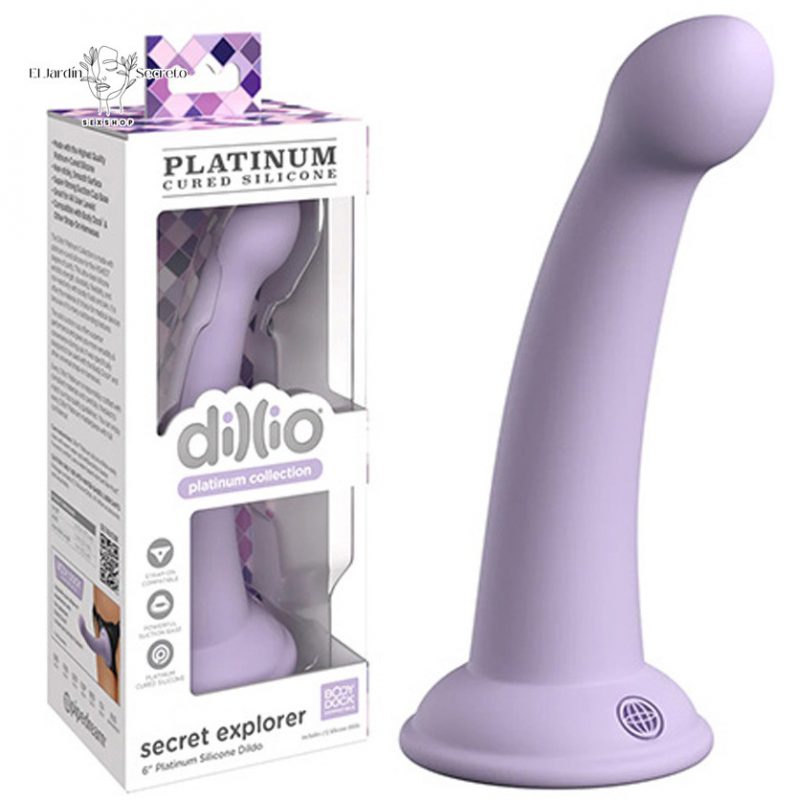 Dildo Consolador 17cm Punto G Vagina Secret Explorer Morado Pipedream