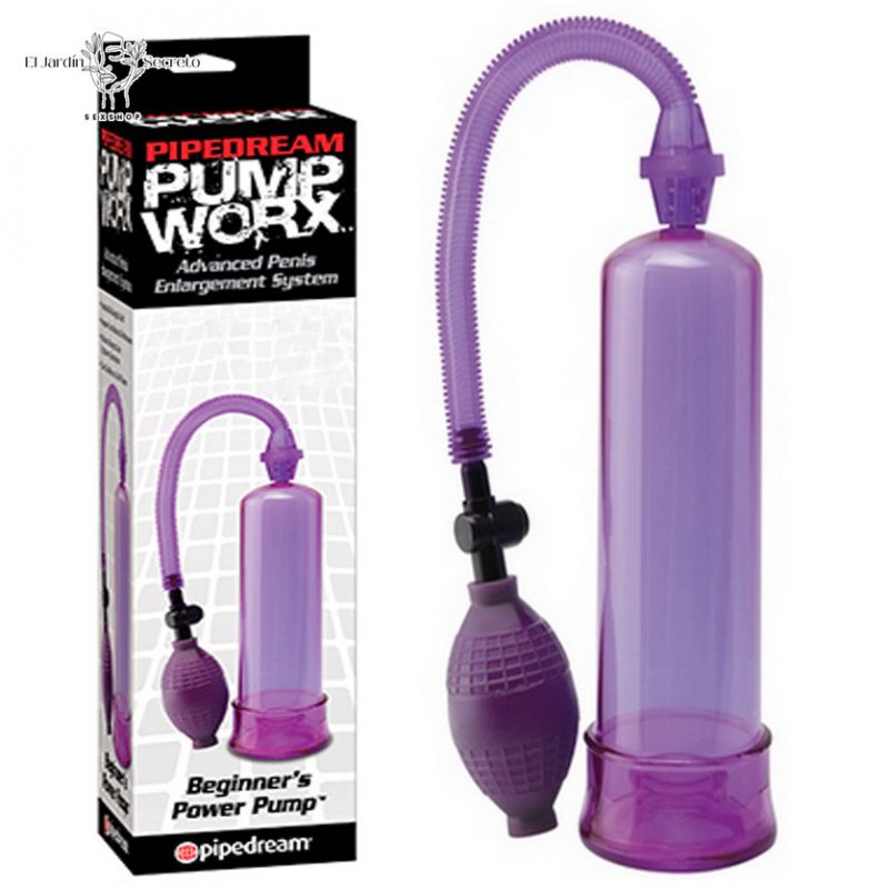 Bomba de Succión para pene Beginners Power Pump Purple Pipedream
