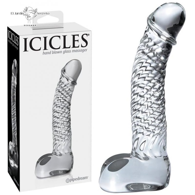 Dildo de Cristal 15cm Punto G Dildo Icicles 61 Pipedream