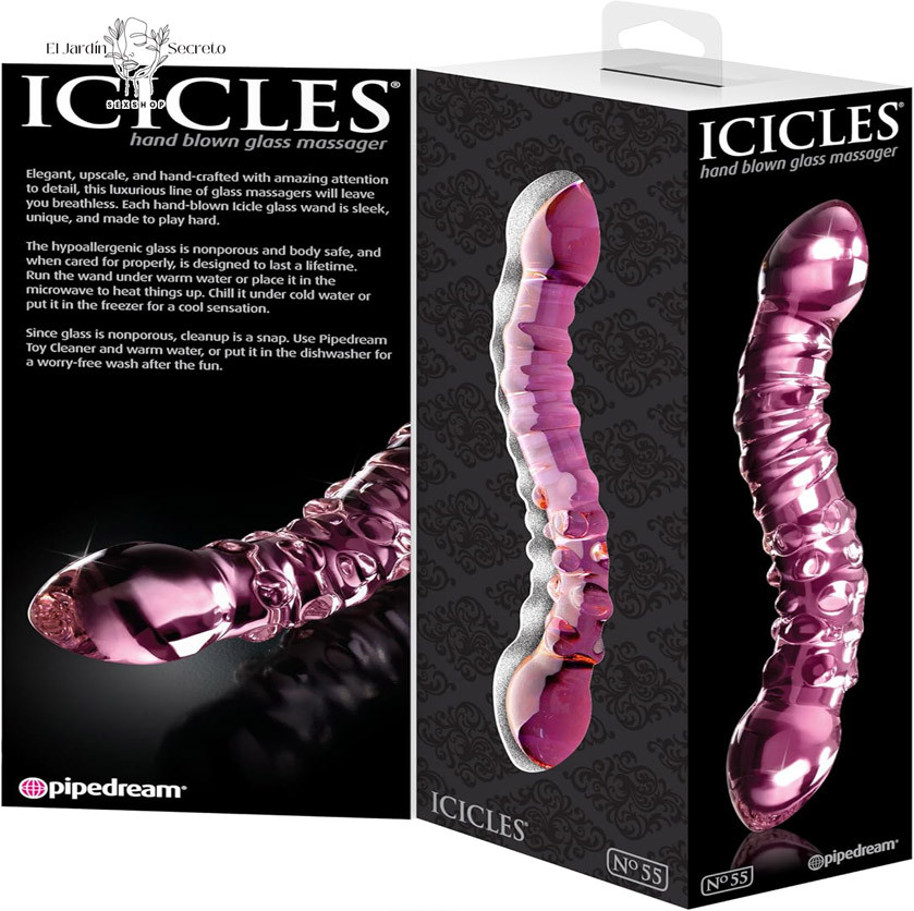 Dildo Doble de Cristal 20cm Punto G Dildo Icicles 55 Pipedream 4 Dildo Doble de Cristal 20cm Punto G Dildo Icicles 55 Pipedream