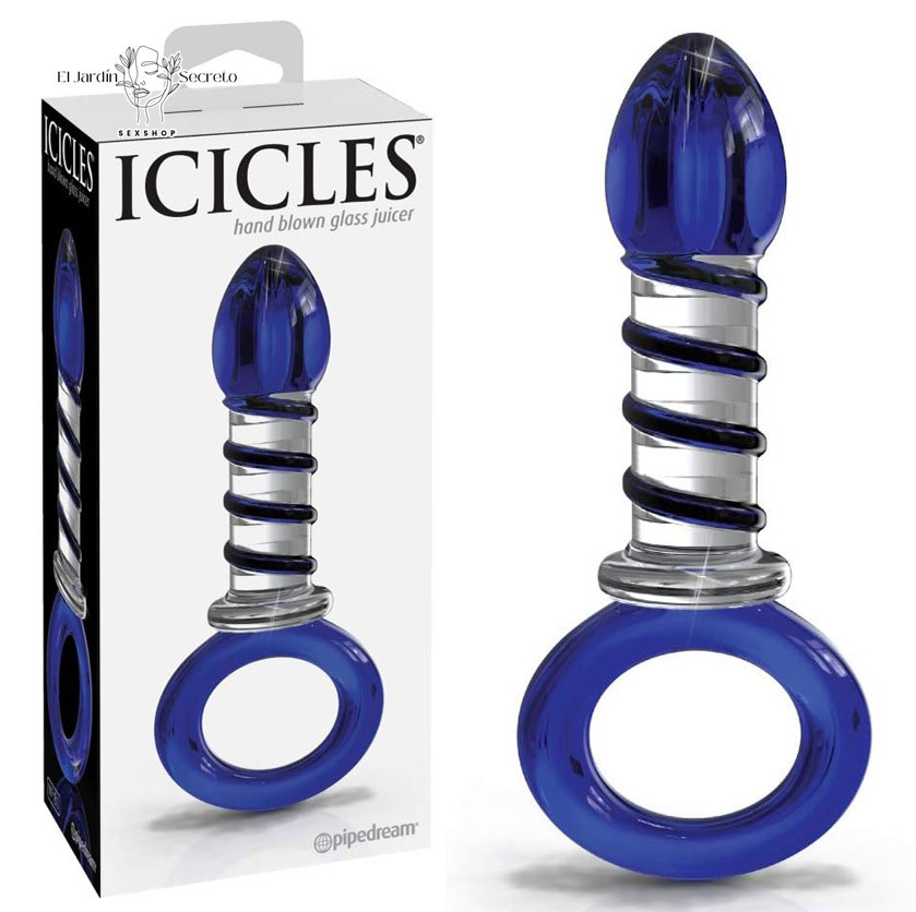 Plug Anal de cristal 10cm Plug Azul Icicles 81 Pipedream 1 Plug Anal de cristal 10cm Plug Azul Icicles 81 Pipedream