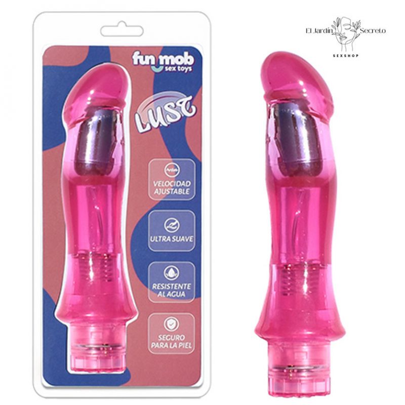 Vibrador 17cm Punto G y Clítoris Mambo Rosa Fun Mob Lust