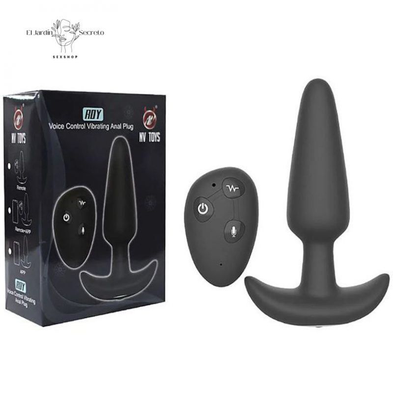 Vibrador Plug Anal 12 cm con Voz Loki NV Toys