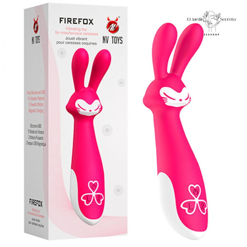 Vibrador estimulador de Clítoris 19cm Firefox Red NV Toys