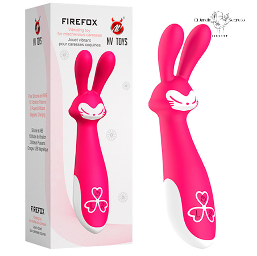 Vibrador estimulador de Clítoris 19cm Firefox Red NV Toys 1 Vibrador estimulador de Clítoris 19cm Firefox Red NV Toys
