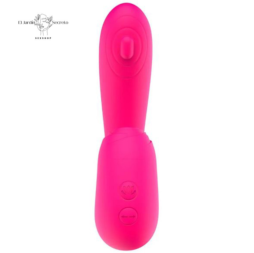 Vibrador Punto G y Succionador de Clítoris Dika Pink NV Toys