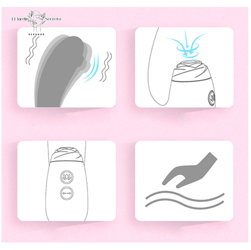 Vibrador Punto G y Succionador de Clítoris Dika Pink NV Toys