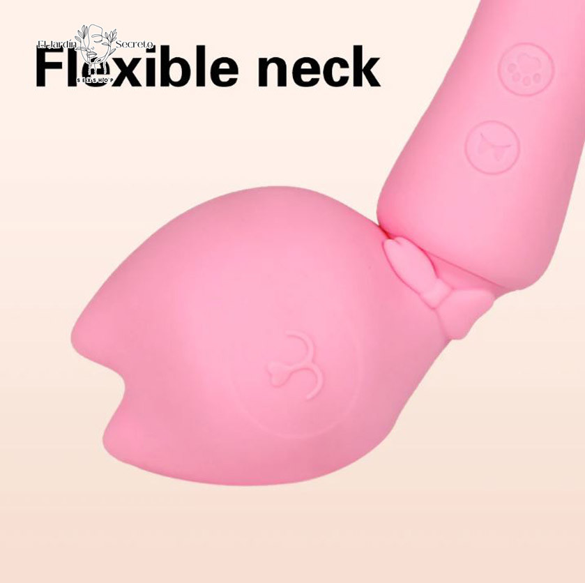 Vibrador 21cm Gatito con Cabeza Flexible punto G y Clítoris 6 Vibrador 21cm Gatito con Cabeza Flexible punto G y Clítoris