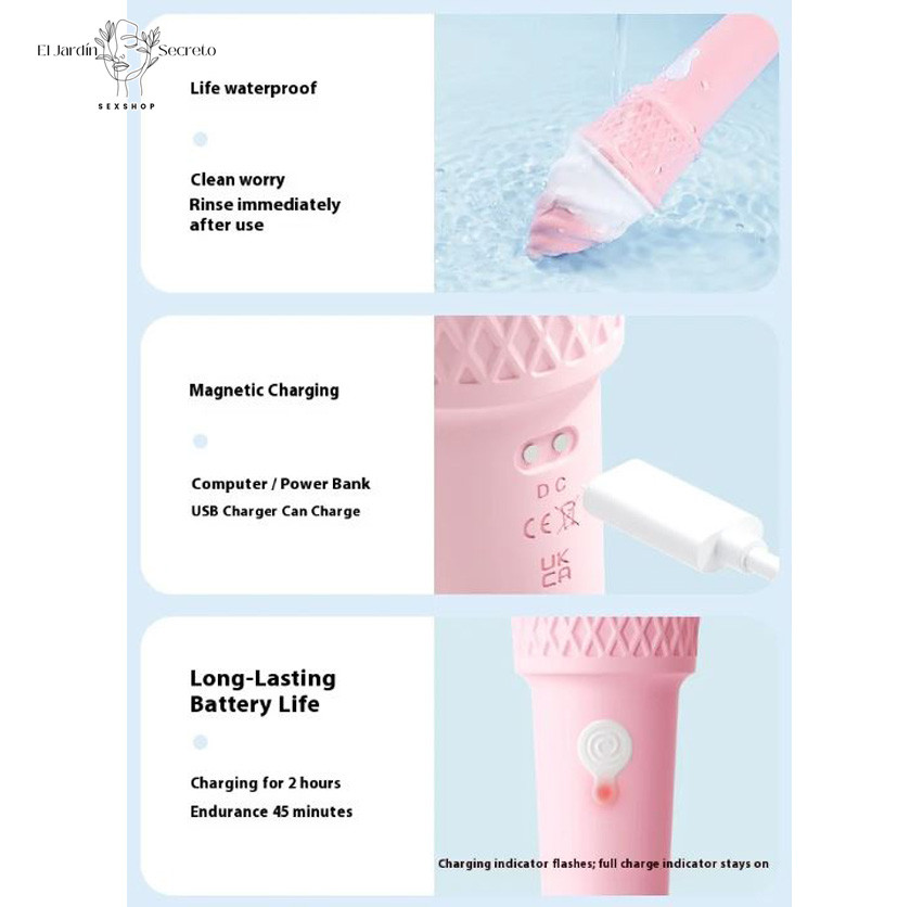 Vibrador 17cm Helado para tu Clítoris Ice Cream 7 Vibrador 17cm Helado para tu Clítoris Ice Cream