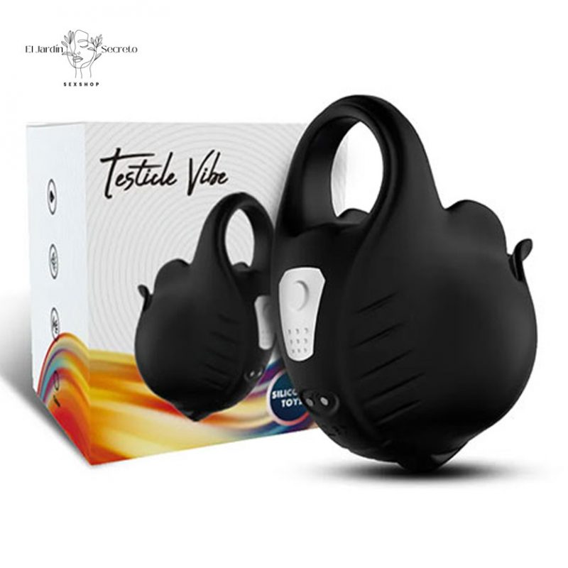 Anillo Funda con Vibración Para Pene y Testículos Testicle Vibe