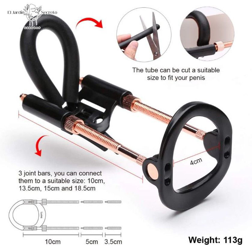 Pro Extender Negro sistema de alargamiento para tu pene 5 Pro Extender Negro sistema de alargamiento para tu pene