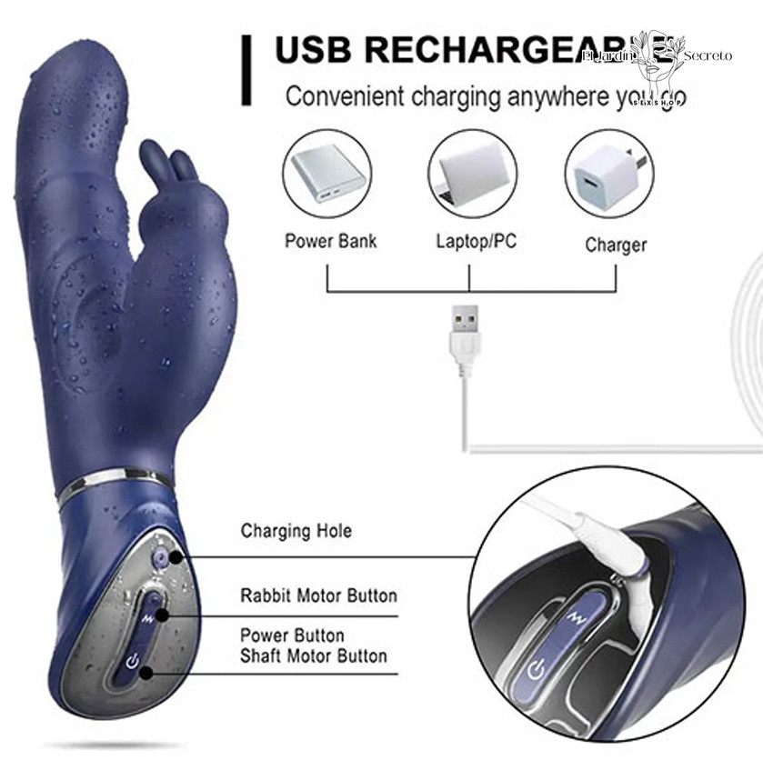Vibrador conejito 25cm estimulador punto g y clítoris Ohpa Vibrator 3 Vibrador conejito 25cm estimulador punto g y clítoris Ohpa Vibrator