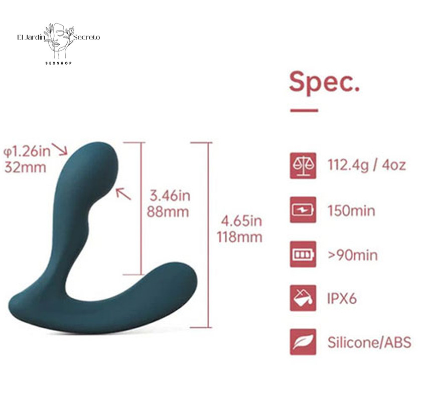 Vibrador Anal 11 cm con aplicación Android Solstice X Magic Motion