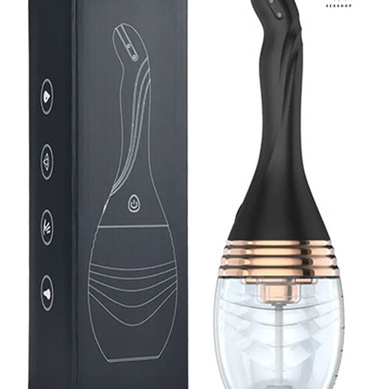 Ducha Enema Anal Eléctrica con Vibración y Chorro de agua