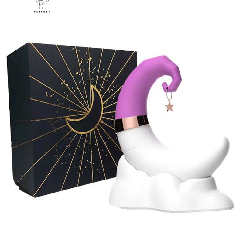 Vibrador Succionador para clítoris en forma de Luna