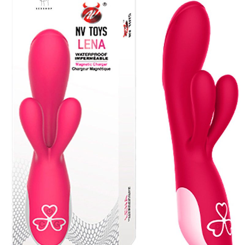 Vibrador Doble Punto G y Clítoris Lena Red
