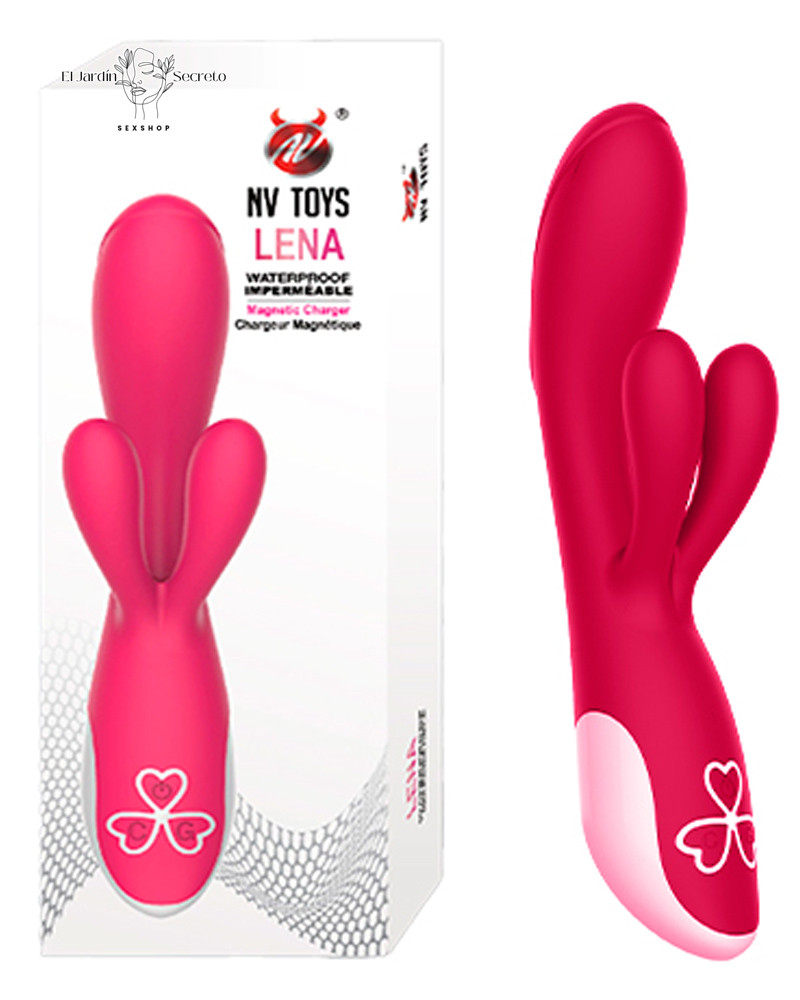 Vibrador Doble Punto G y Clítoris Lena Red 1 Vibrador Doble Punto G y Clítoris Lena Red