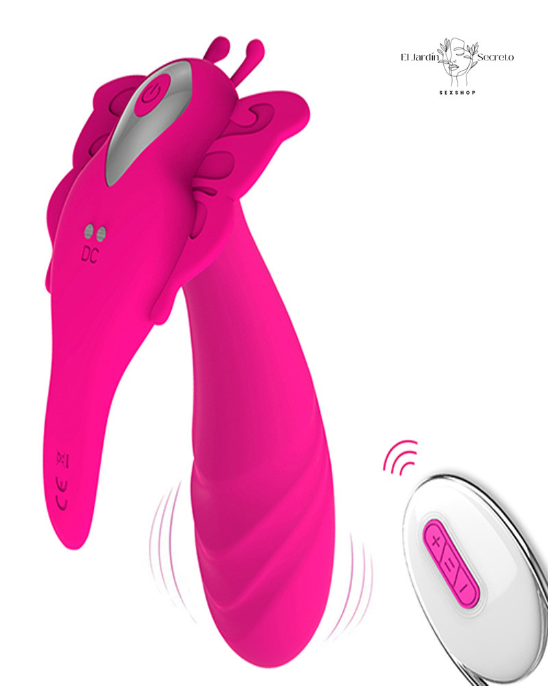 Vibrador de mariposa de doble estimulación Punto G y Clítoris 4 Vibrador de mariposa de doble estimulación Punto G y Clítoris