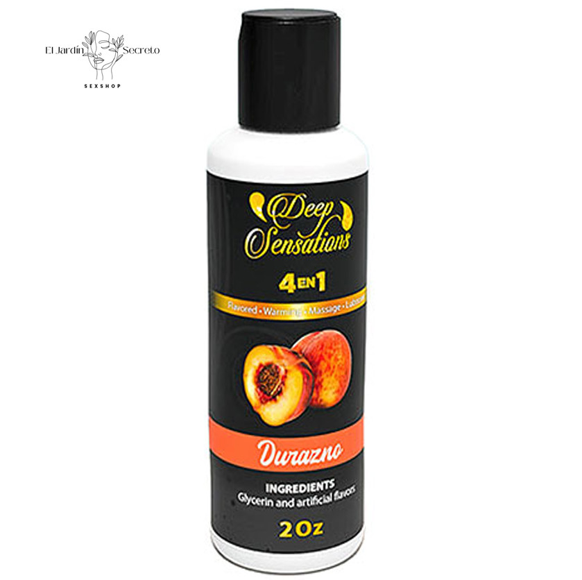 Lubricante Sexual Sabor Durazno Deep Sensations Peach