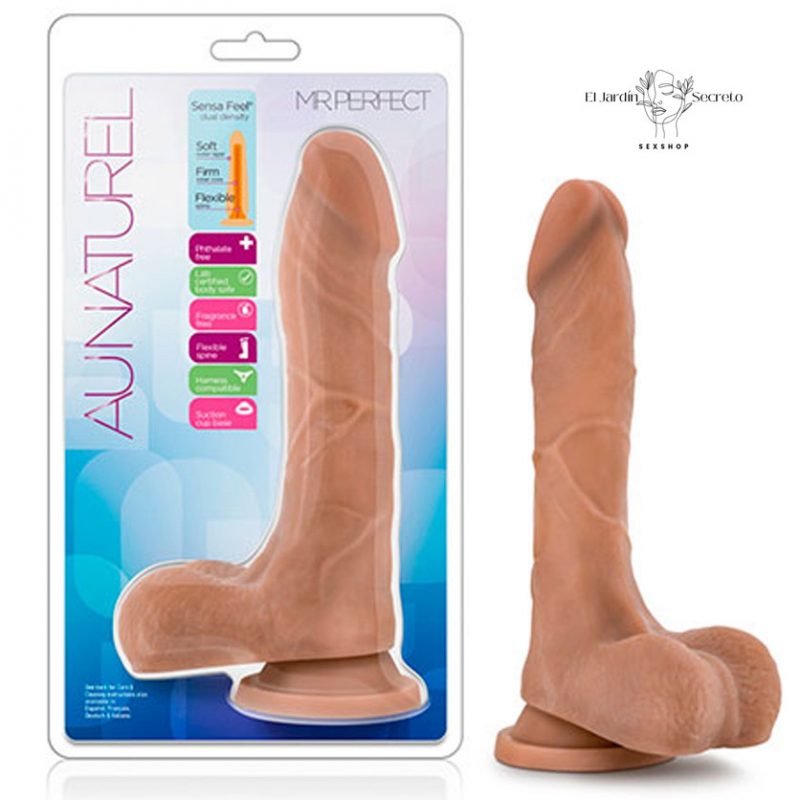 Dildo 22cm Realista Punto G Mister Perfect Mocha Blush