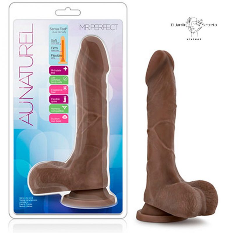 Dildo 22cm Realista Punto G Mister Perfect Chocolate Blush
