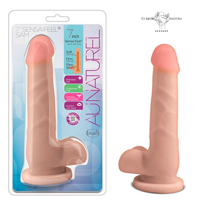 Dildo Realista 19cm Punto G Sam Beige Blush Novelties