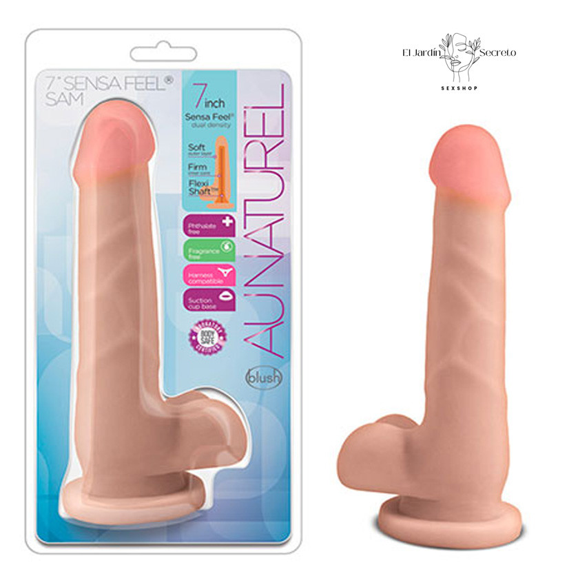 Dildo Realista 19cm Punto G Sam Beige Blush Novelties 1 Dildo Realista 19cm Punto G Sam Beige Blush Novelties