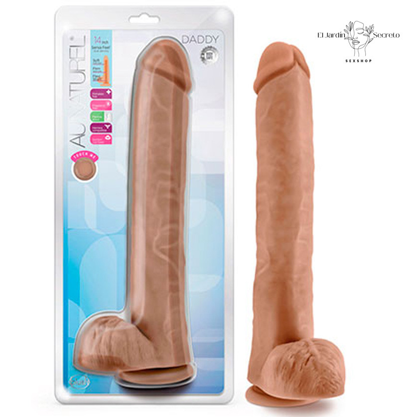 Dildo 35cm Sensa Feel Daddy Mocha Blush Novelties Dildo Realista Punto G 1 Dildo 35cm Sensa Feel Daddy Mocha Blush Novelties Dildo Realista Punto G