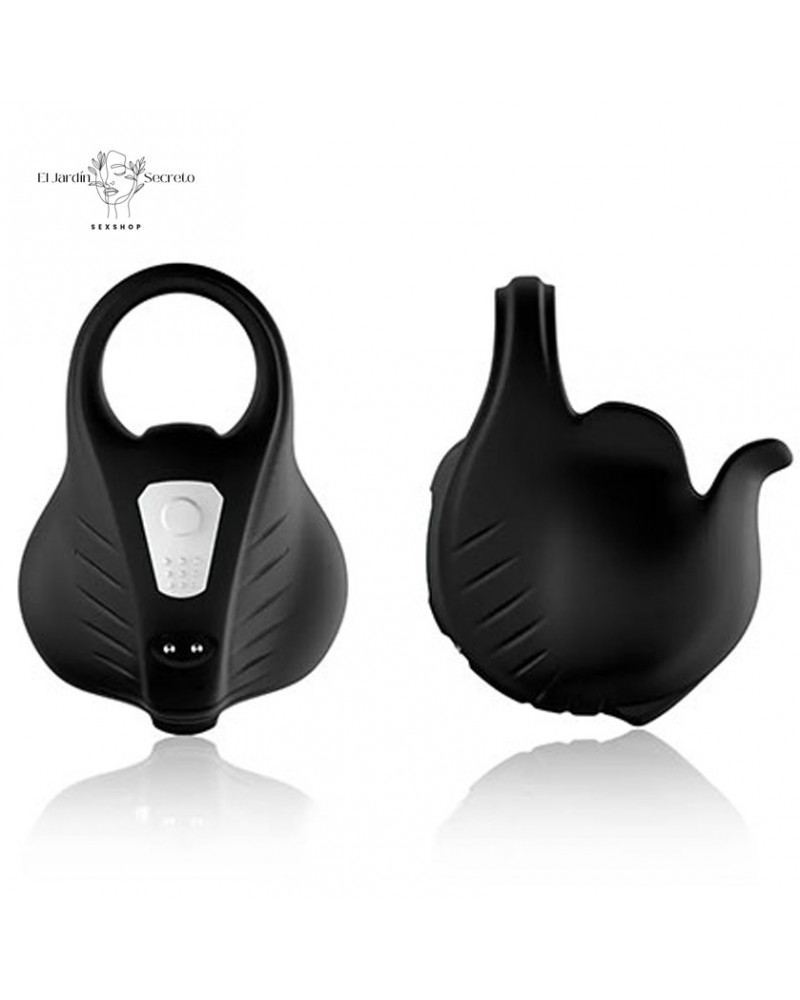 anillo funda con vibracion para pene y testiculos testicle vibe