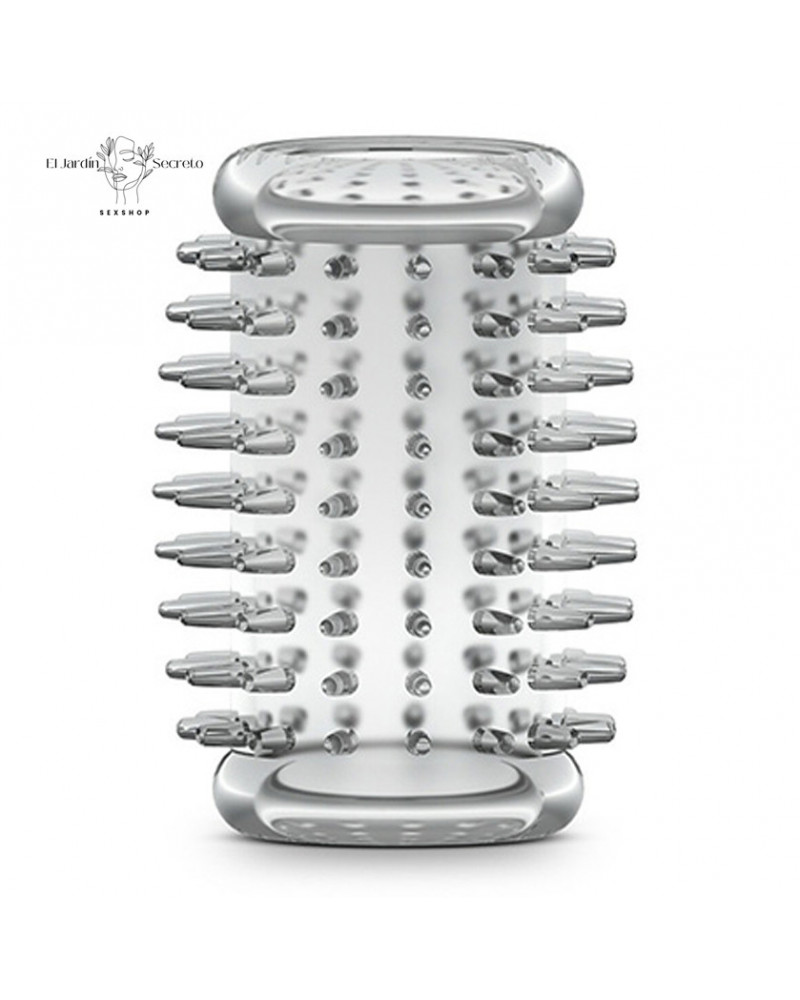 anillo funda para pene cock sleeve 01 clear blush novelties
