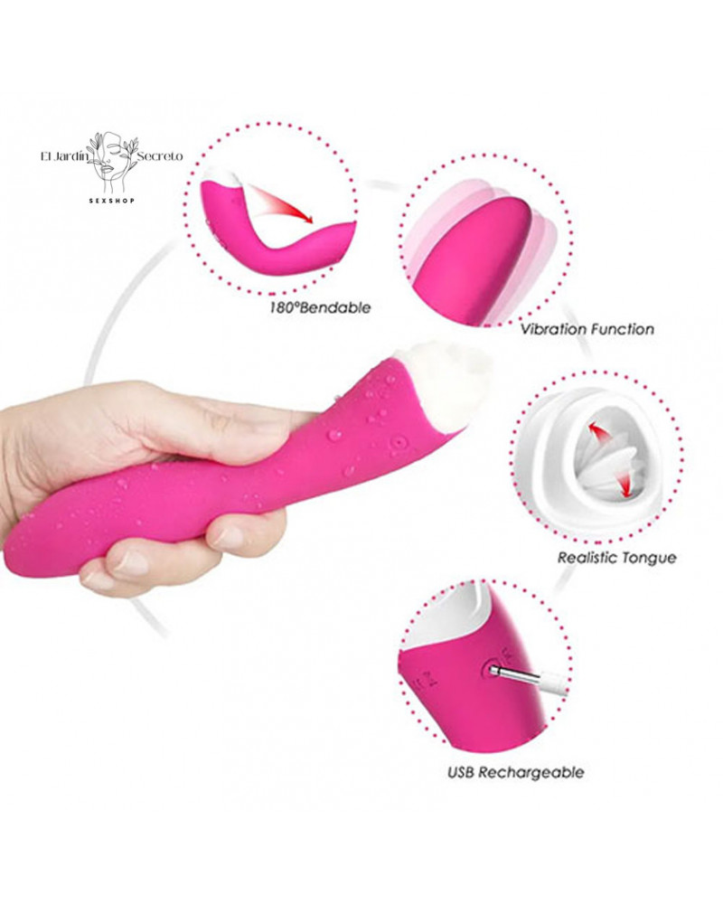 lengua vibrador punto g y clitoris fairyland