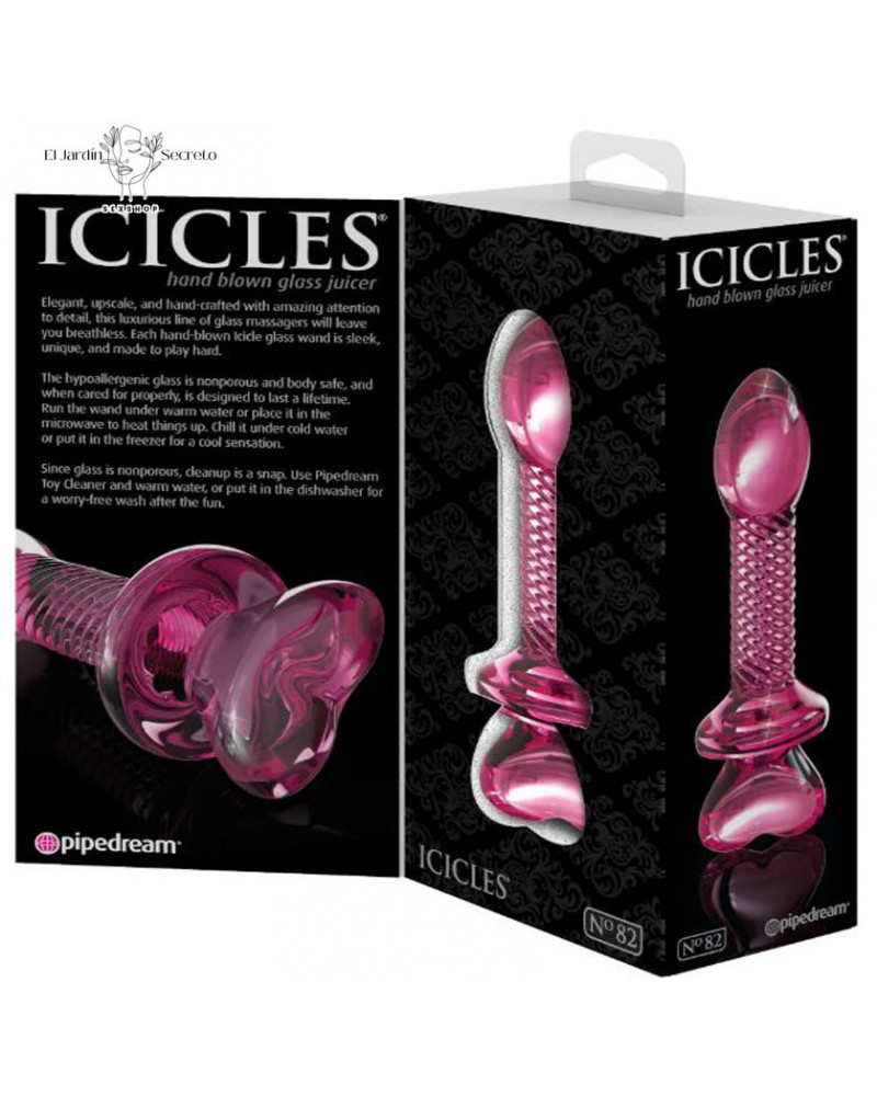 plug anal de cristal 15cm corazon icicles 82 pipedream