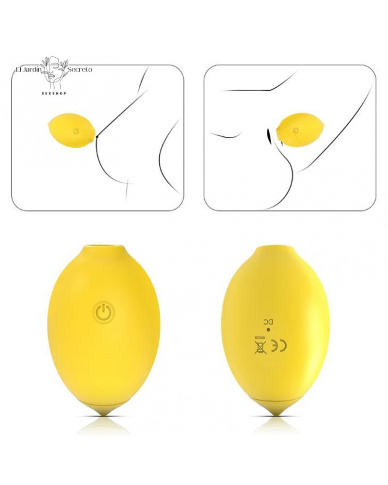 succionador para clitoris y pezon mini limon de silicon