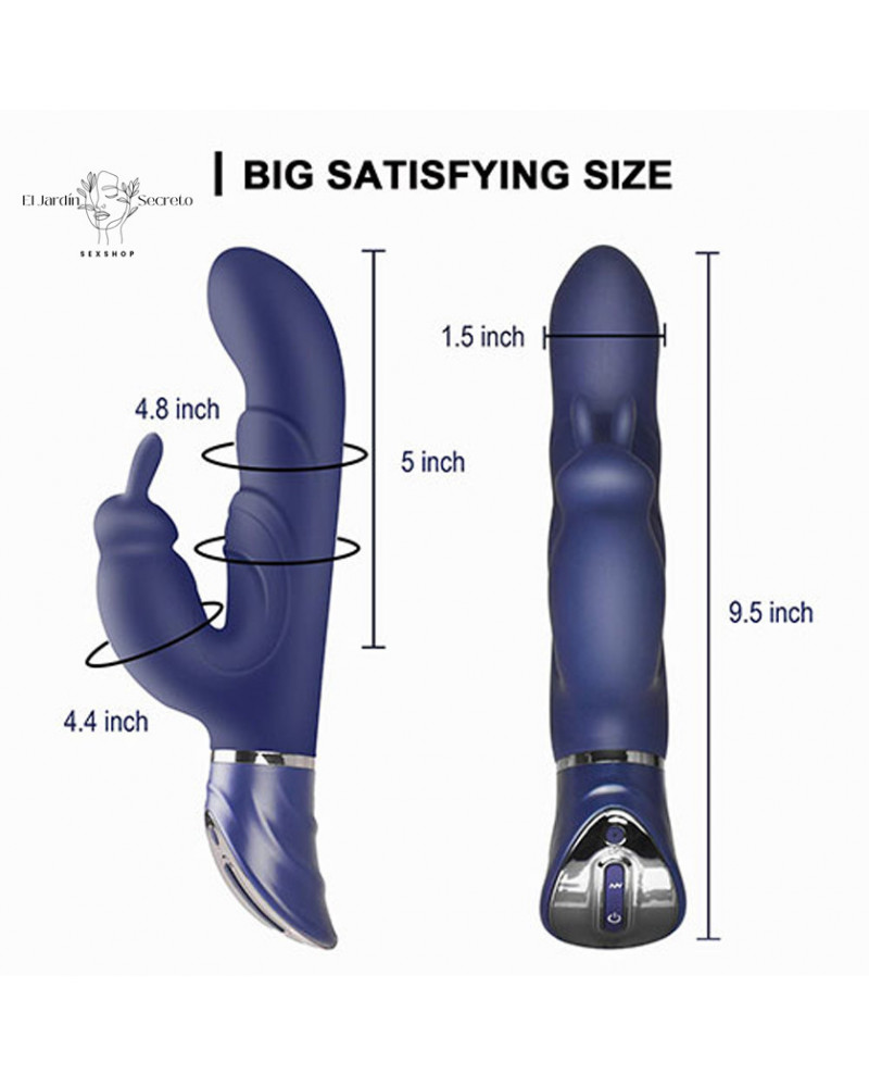 Vibrador conejito 25cm estimulador punto g y clítoris Ohpa Vibrator 6 vibrador conejito 25cm estimulador punto g y clitoris ohpa vibrator
