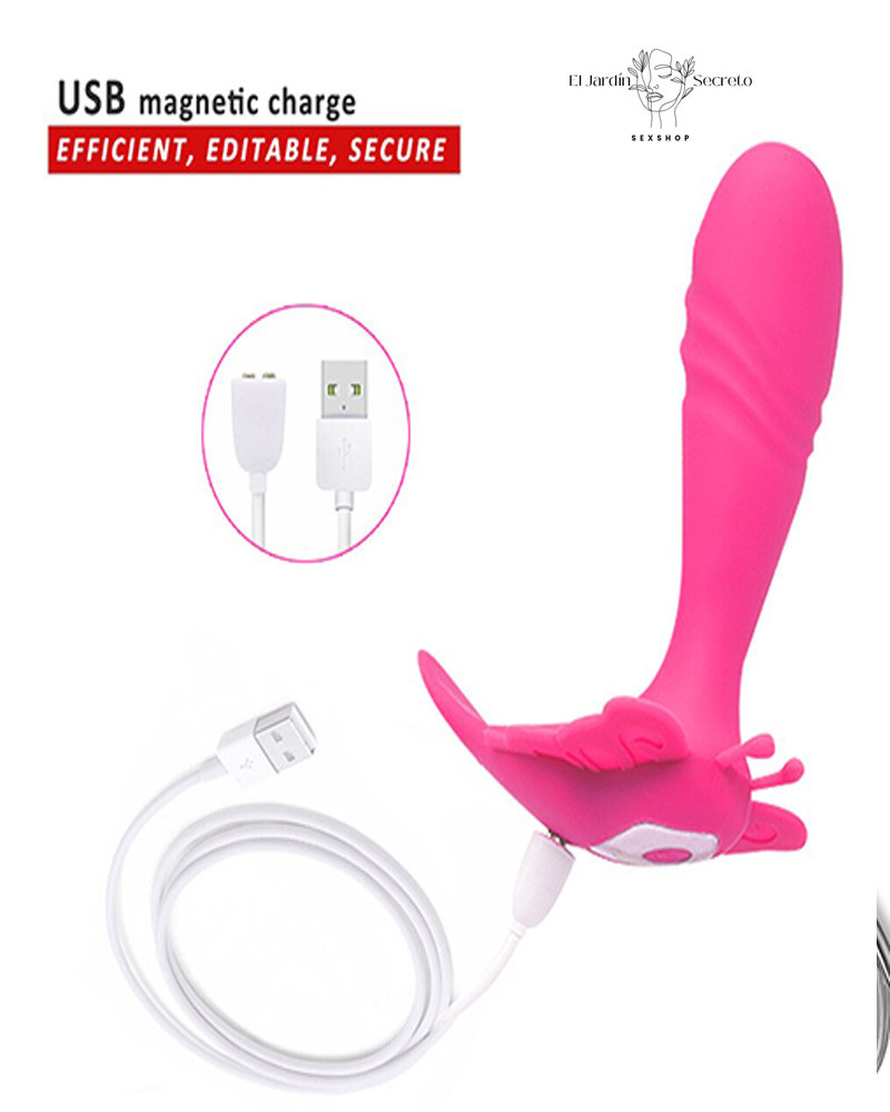 Vibrador de mariposa de doble estimulación Punto G y Clítoris 5 vibrador de mariposa de doble estimulacion punto g y clitoris
