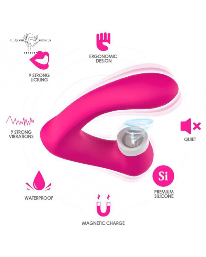 vibrador de punto g con lengua para clitoris licking vibrator