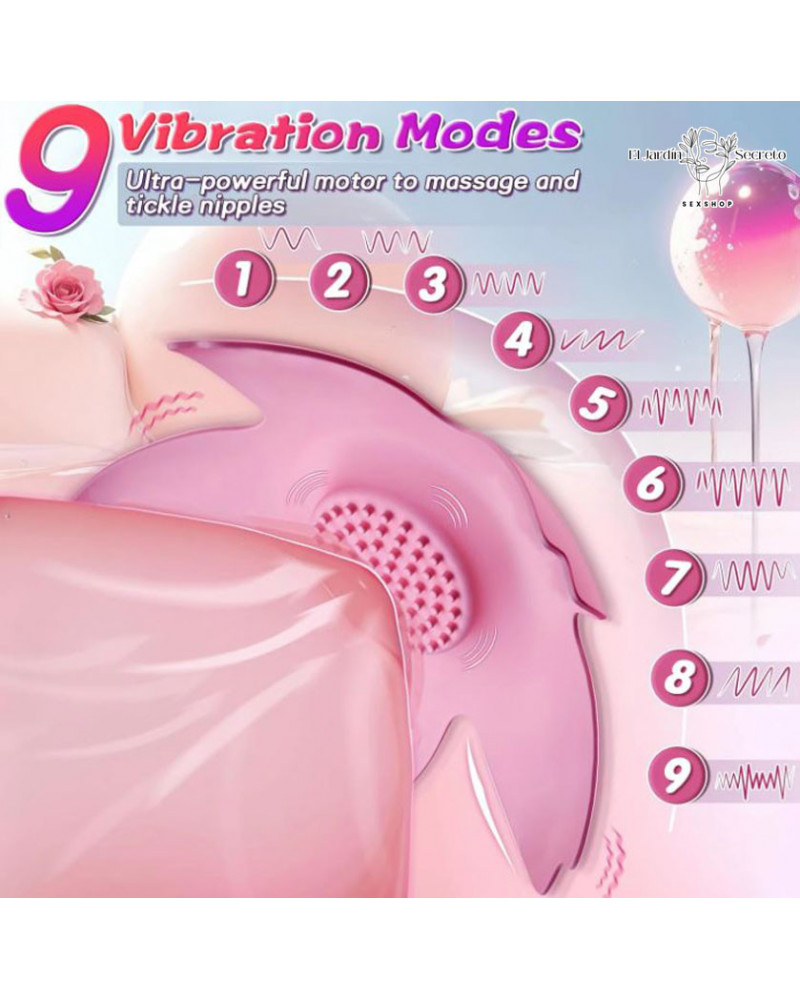 Vibrador para pezón adherible con Control remoto BDSM 6 vibrador para pezon adherible con control remoto bdsm