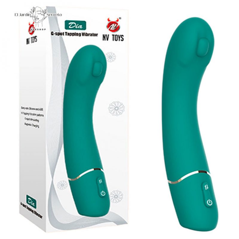 Vibrador 20cm Punto G 10 Vibr Dia Green NV Toys