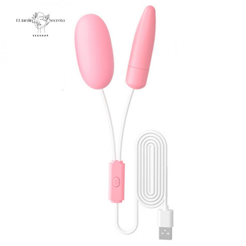 Bala Vibradora Doble para Clítoris y Punto G Flirting Egg D Lilo