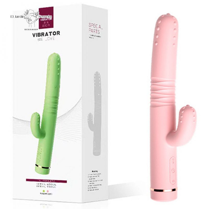 Vibrador 26cm Punto G Clítoris Efecto Calor retráctil Succulent Vibrator Pink Lilo