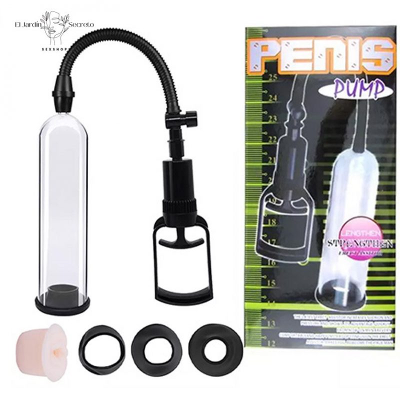 Bomba de Succión para pene con palanca y vagina