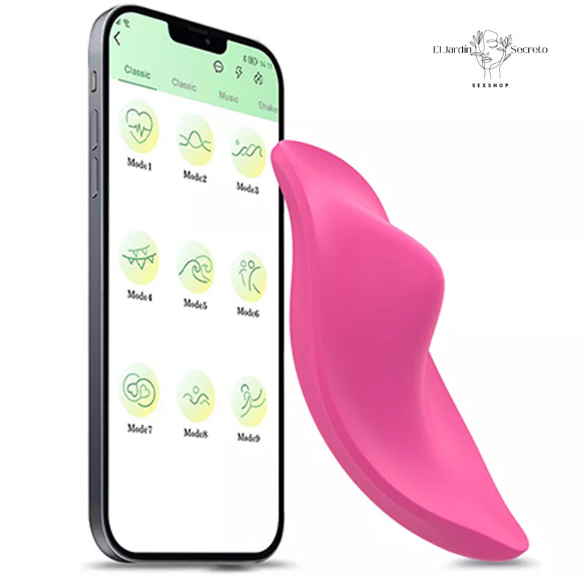 Vibrador 7cm para clítoris Paname App Pink Sex Toys 3 Vibrador 7cm para clítoris Paname App Pink Sex Toys