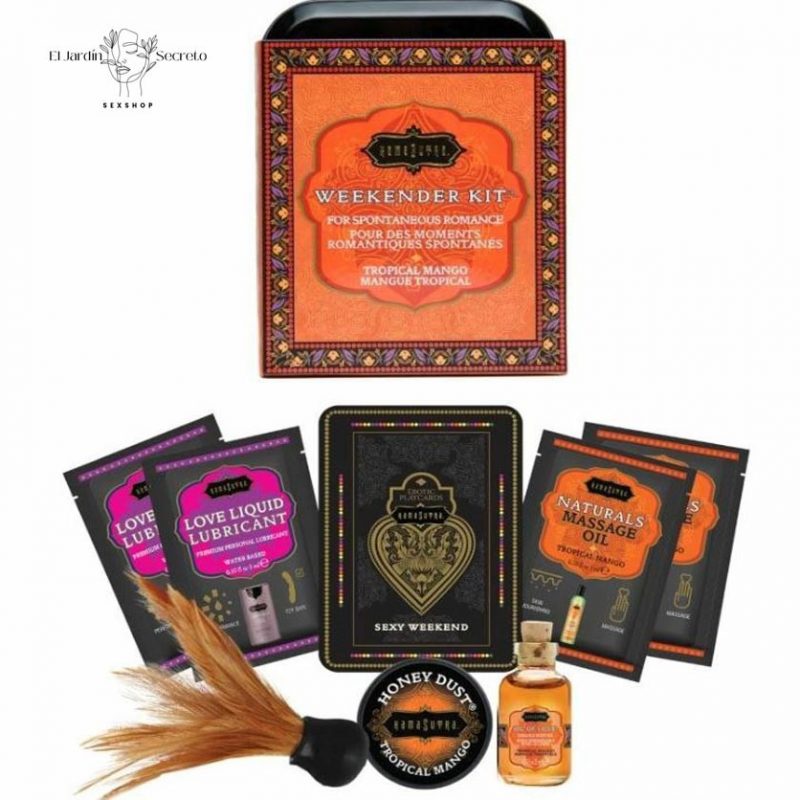 Kit Sensual Romántico Weekender Kit Mango Tropical Kamasutra