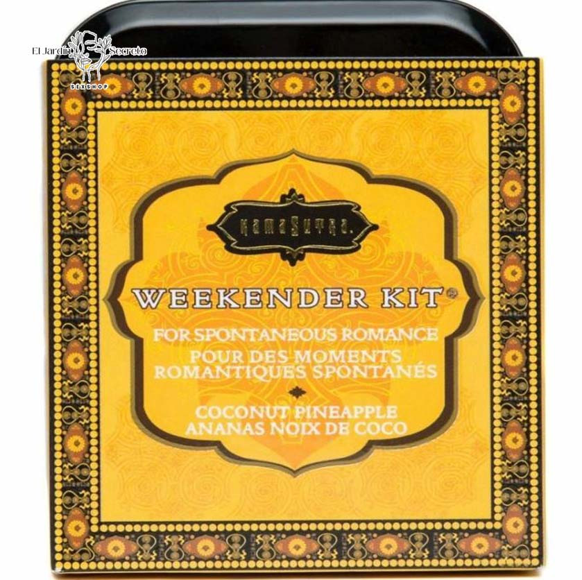 Kit Sensual Romántico Weekender Kit Pineapple Coconut Kamasutra