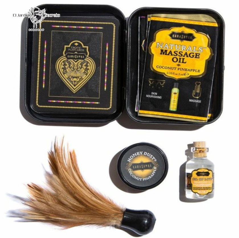 Kit Sensual Romántico Weekender Kit Pineapple Coconut Kamasutra