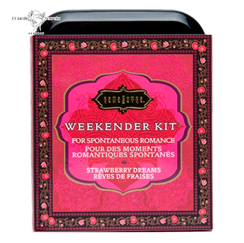 Kit Sensual Romántico Weekender Kit Strawberry Kamasutra 3 Kit Sensual Romántico Weekender Kit Strawberry Kamasutra