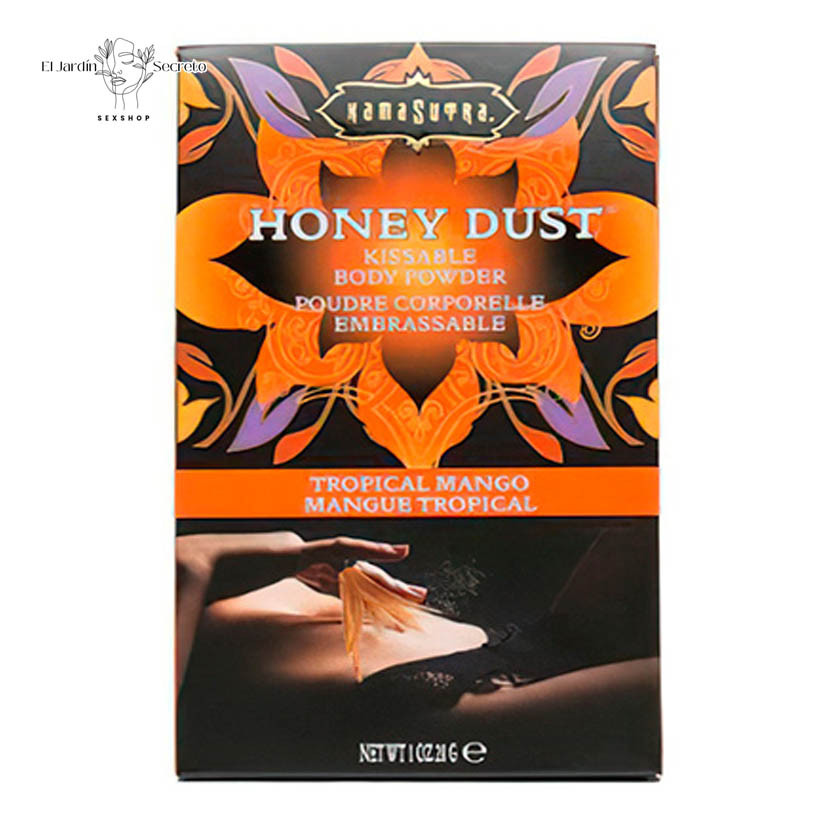 Polvo Corporal Besable Juegos Eróticos Kamasutra Honey Dust Tropical Mango 1 Polvo Corporal Besable Juegos Eróticos Kamasutra Honey Dust Tropical Mango