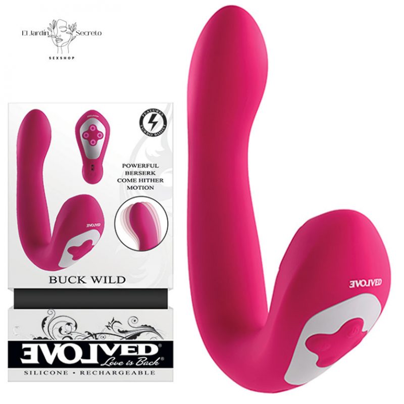 Vibrador 19cm doble Clítoris Punto G Buck Wild Evolved