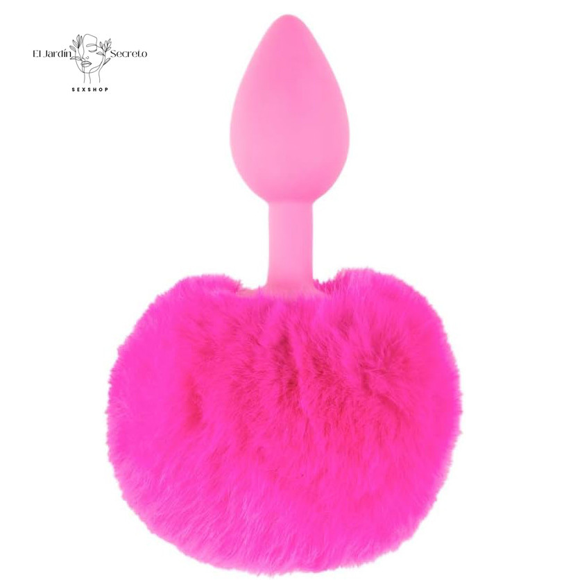 Plug Anal 12 cm colita de conejo Neon Bunny Tail Pink Pipedream 3 Plug Anal 12 cm colita de conejo Neon Bunny Tail Pink Pipedream
